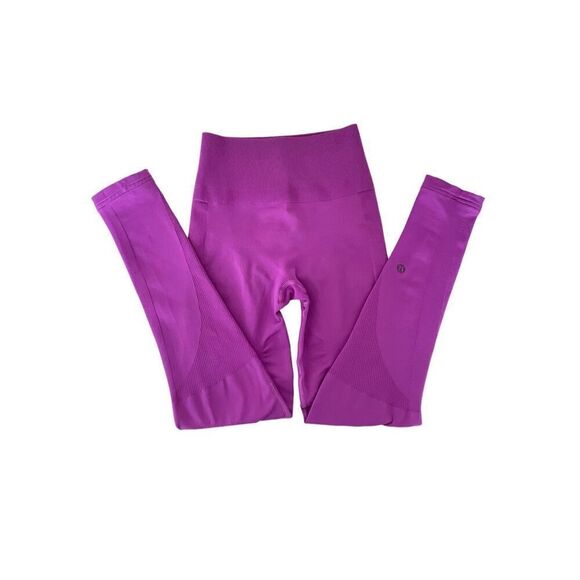 Lululemon Compression Ultra Violent Zone In Thight Seamless Leggings size 2 - Picture 2 of 11